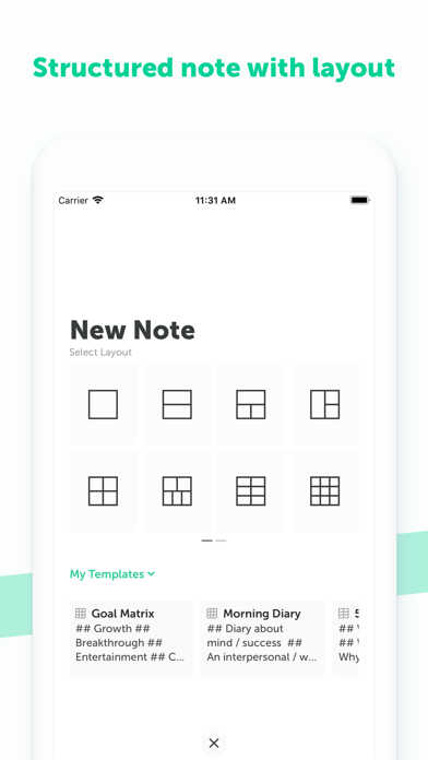 Grid Note - Smart way to note screenshot 2