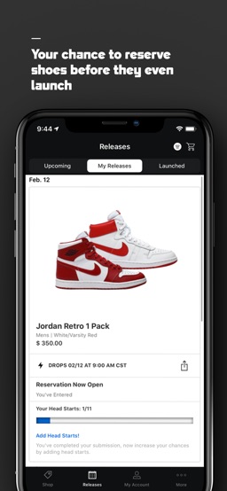 Foot Locker app screenshot