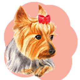 Cute Yorkie YorkieMoji Sticker