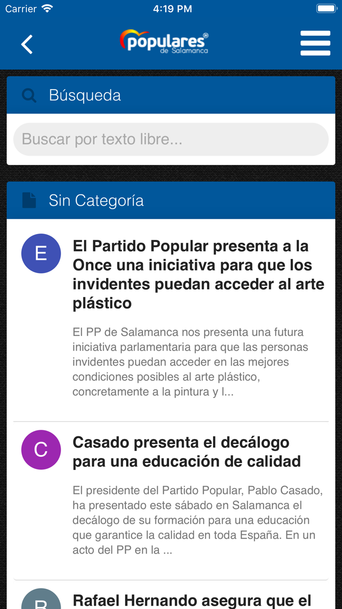 Populares de Salamanca