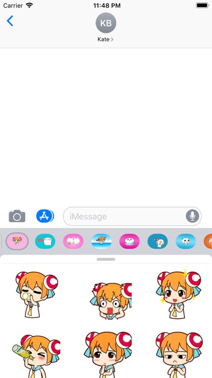 Little Girl Gif Stickers
