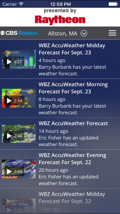 CBS Boston Weather screenshot-3