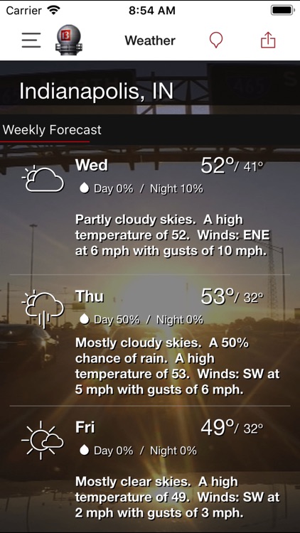 WTHR Live Doppler 13 Weather