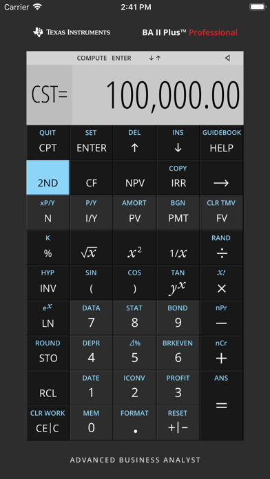 BA II Plus™ Financial Calc screenshot 4