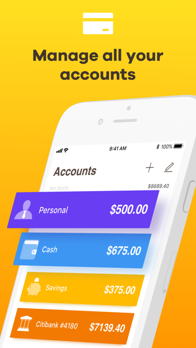 Checkbook - Account Tracker Screenshot