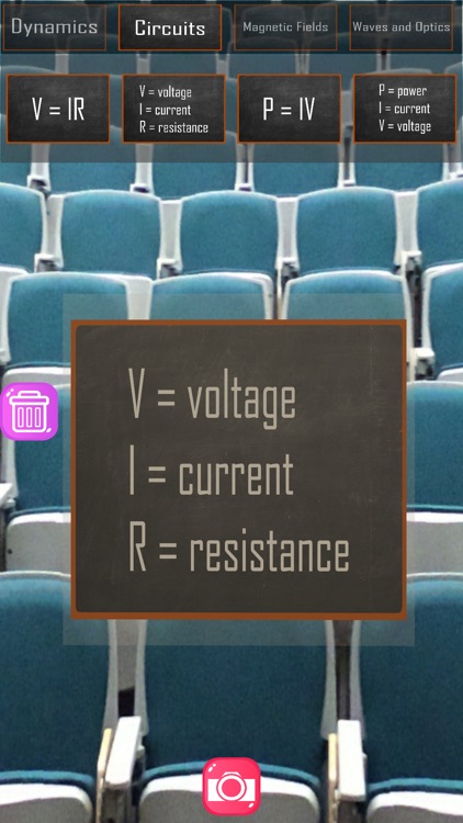 Physics AR Core Class Formulas