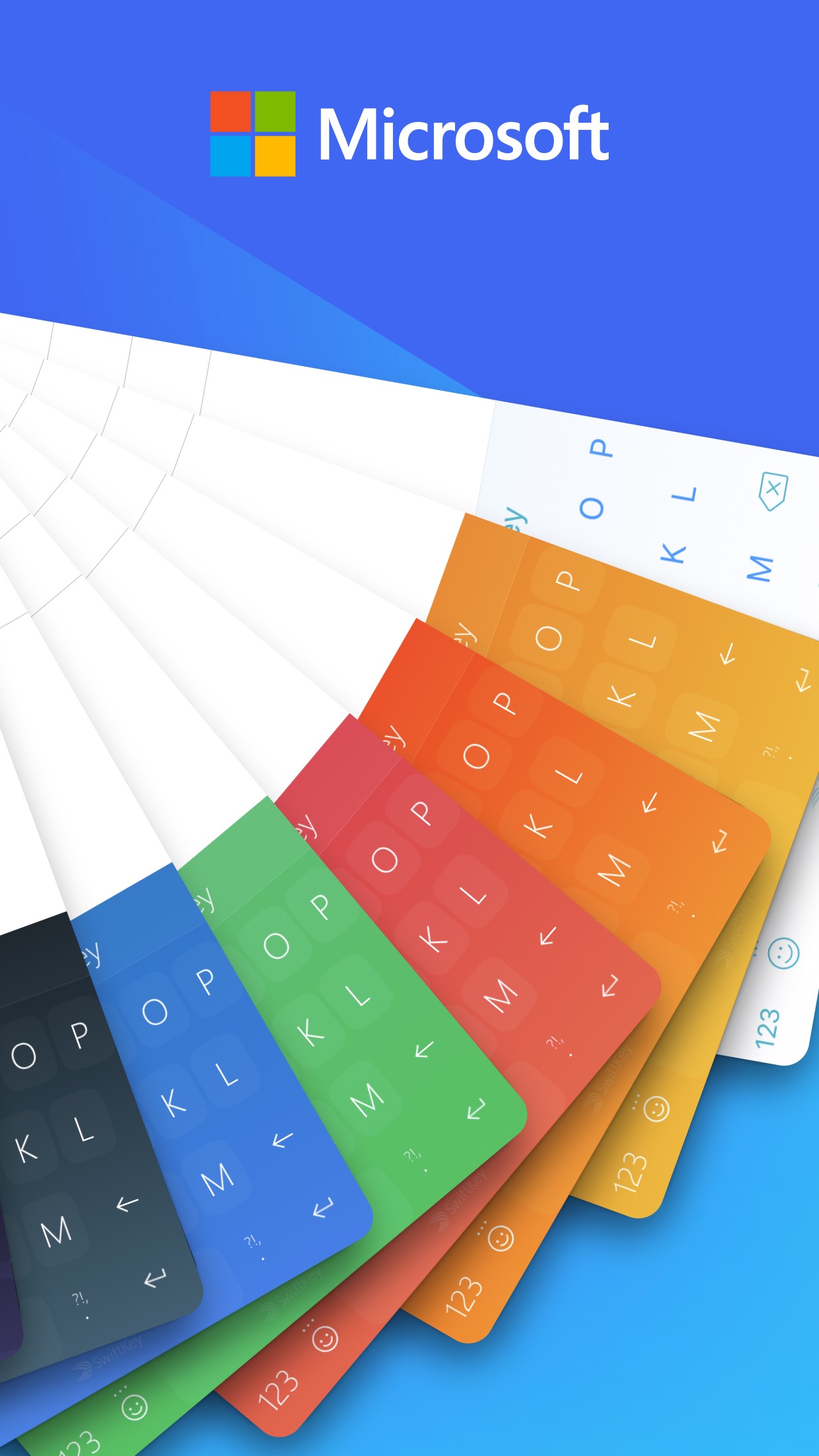 Screenshot do app Teclado Microsoft SwiftKey