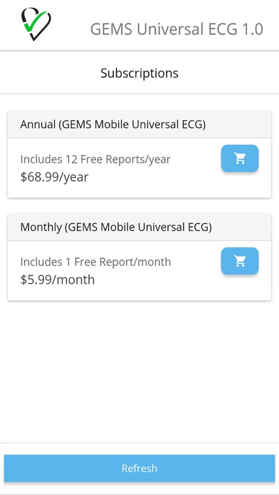 GEMS Universal ECG screenshot 2