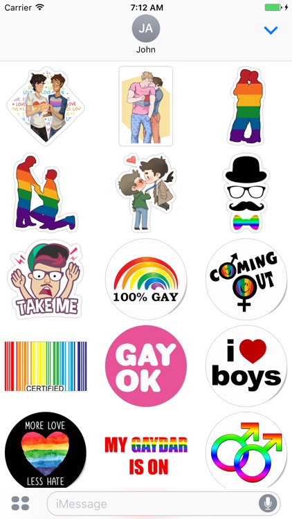 Gay - Stickers for iMessage