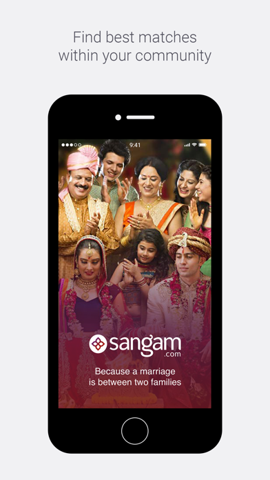 Sangam.com - Matrimonial Appのおすすめ画像1