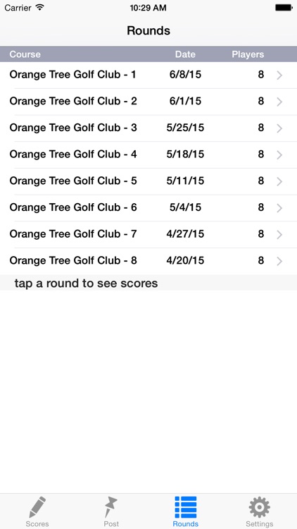 Golf Handicap Group & League screenshot-4