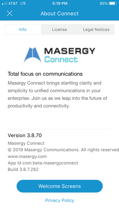 Masergy Communicator Connect screenshot 2