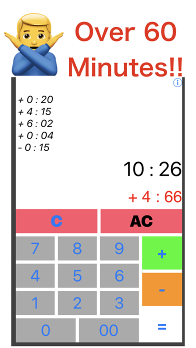 Screenshot of Time Calc.2
