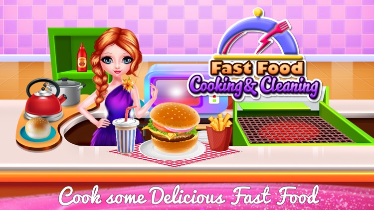 Fast Food Cooking and Cleaning