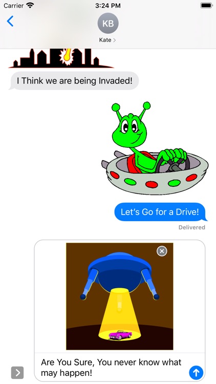 Alien Emoji Space Stickers screenshot-3