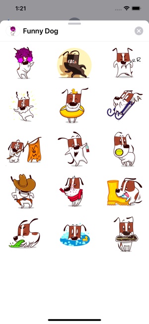 Funny Dog Sticker Pack(圖1)-速報App