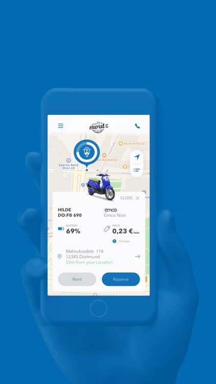 moritz eScooter-Sharing