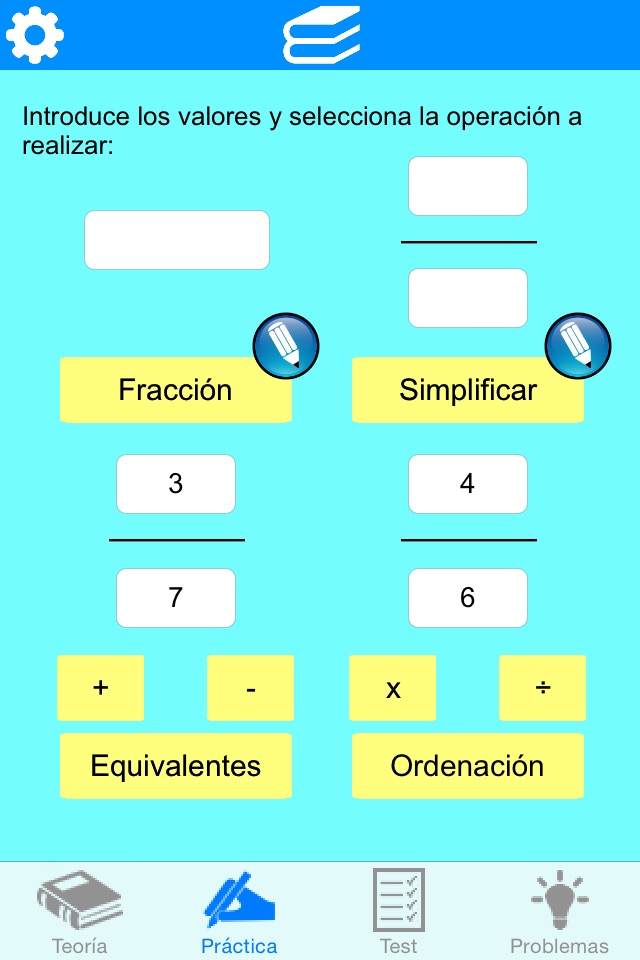 Fracciones Editex screenshot 2
