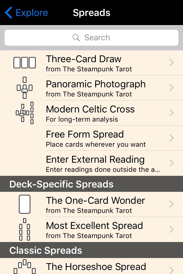 Steampunk Tarot screenshot 3