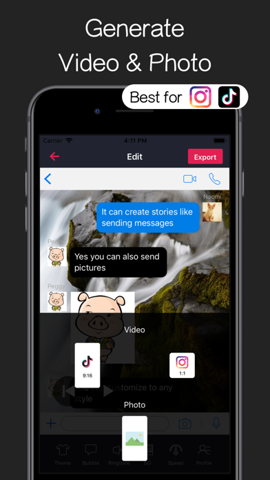 Text Message Chat Video Maker screenshot 2