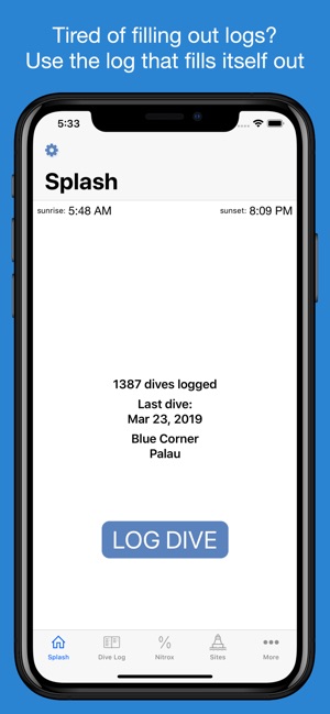 Splash Dive Log(圖1)-速報App