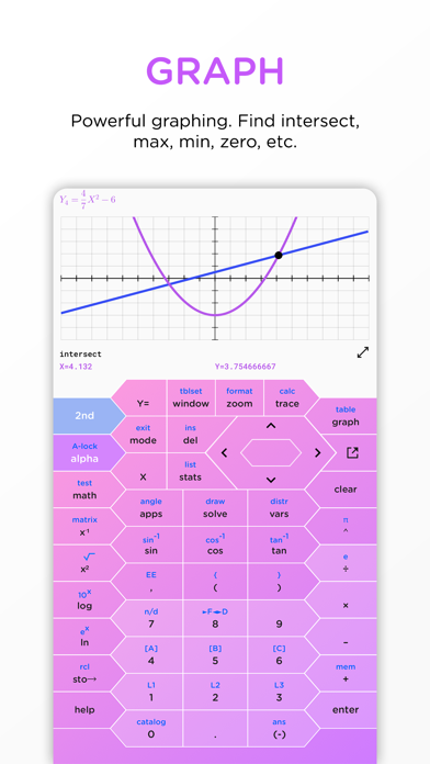 HyperCalc Graphing Calculator screenshot 2