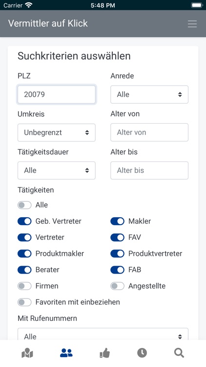 Vermittler auf Klick