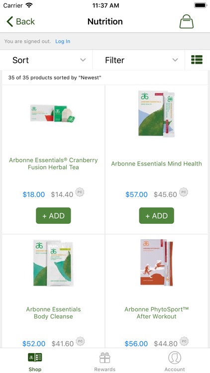 Shop Arbonne