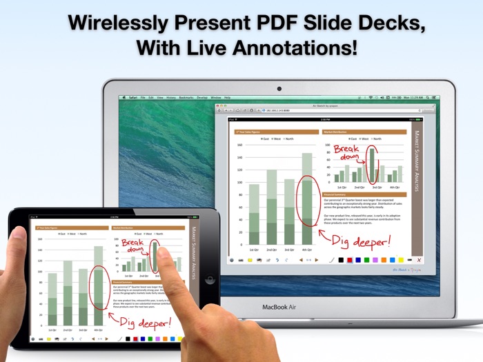 Air Sketch Wireless Whiteboard