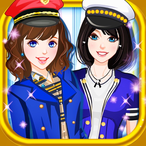 Navy beauty DressUp icon