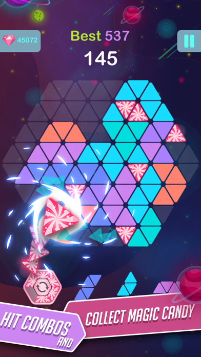 Triangle Candy - Block Puzzle screenshot 2
