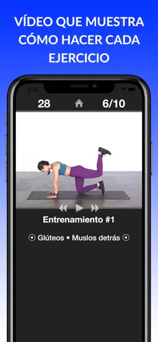Capture 4 Entrenamientos Diarios Fitness iphone