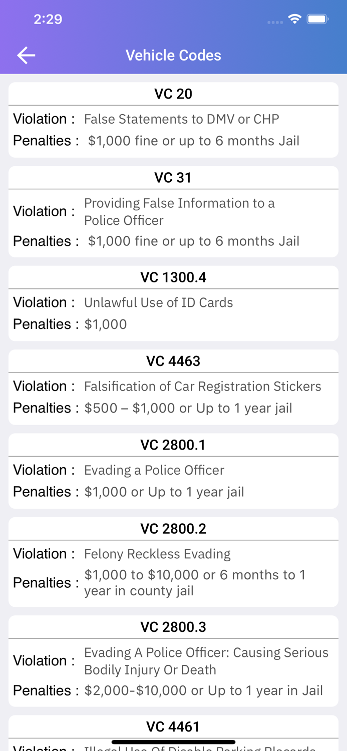 DMV Practice Test Info