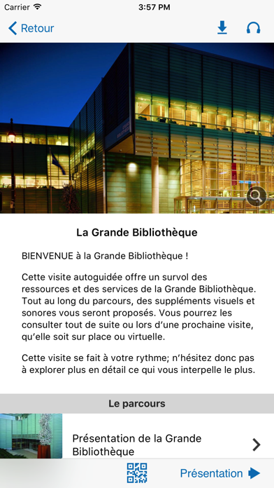 Grande Bibliothèque - Visites screenshot 2