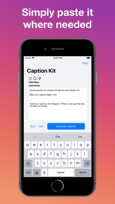 Caption Kit: Add Line Breaks screenshot 2