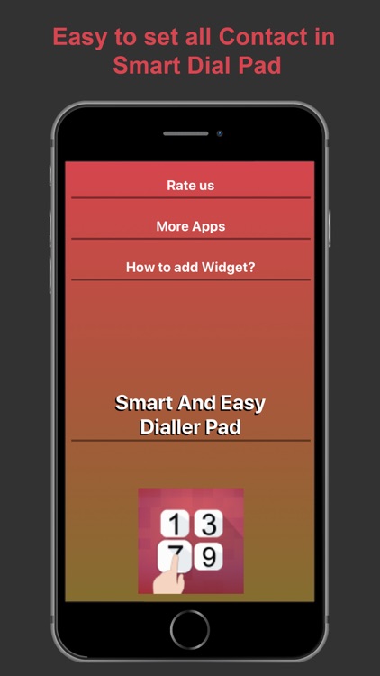 Smart And Easy Dialler Pad