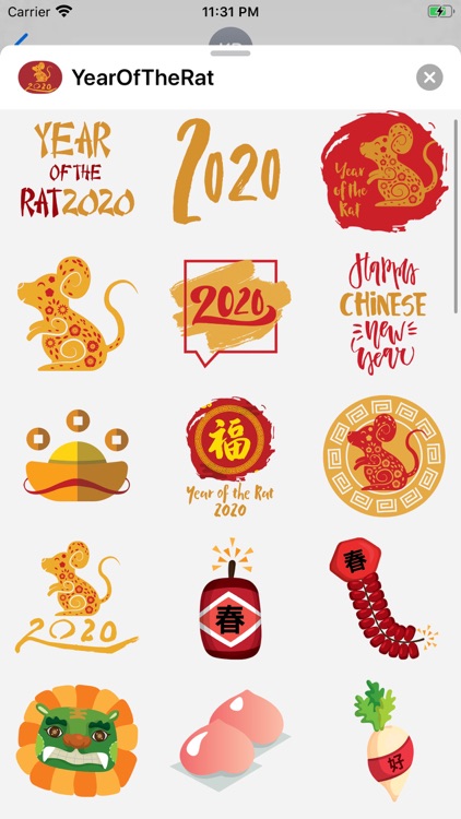 Year of the Rat 2020 新年快乐