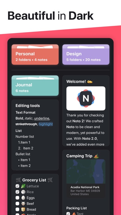 Noto - Elegant Note screenshot-4