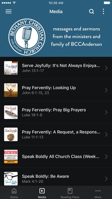Bethany Christian Church App screenshot 2