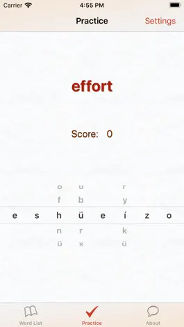 Game screenshot Spanish Word of the Day HD hack