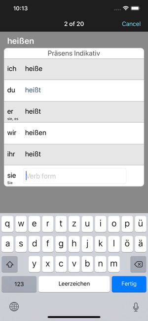 VerbForms Deutsch(圖7)-速報App