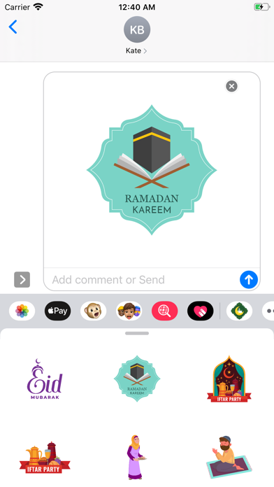 Islamic Stickers - Eid Sticker screenshot 2