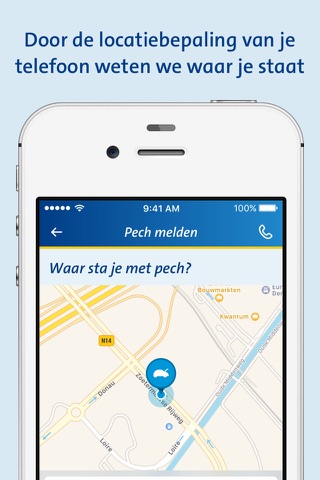 ANWB Wegenwacht Pechhulp app screenshot 3