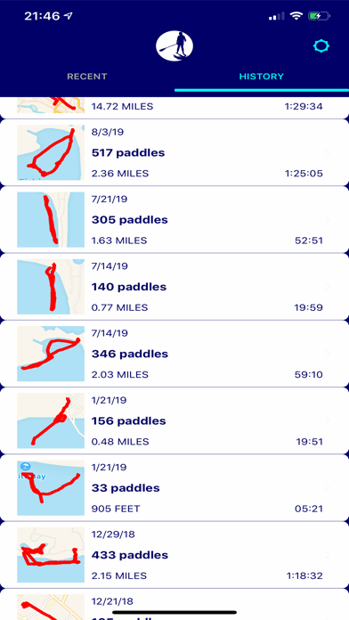 Paddlz: Paddle Fitness Tracker Screenshot 3