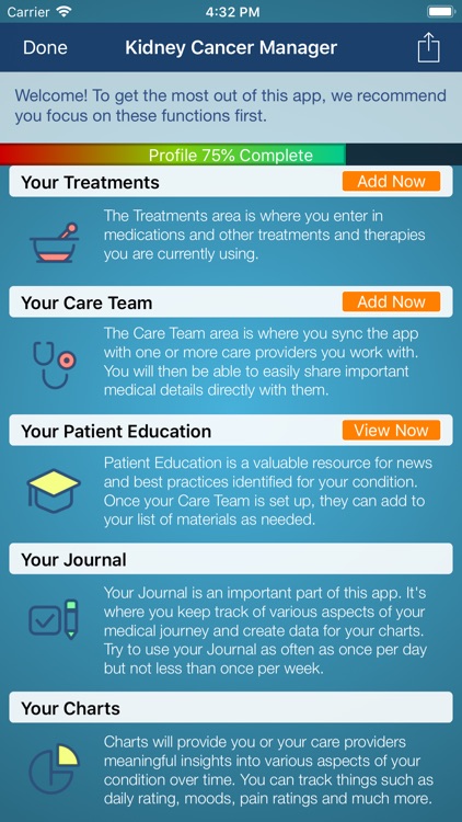 Kidney Cancer Manager screenshot-4