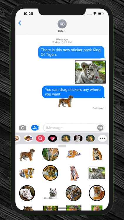 King Of Tigers Sticker Pack screenshot-3