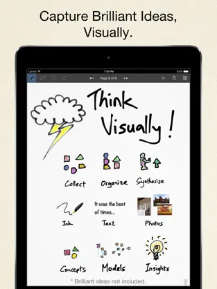 Screenshot 1 Inkflow Visual Notebook iphone