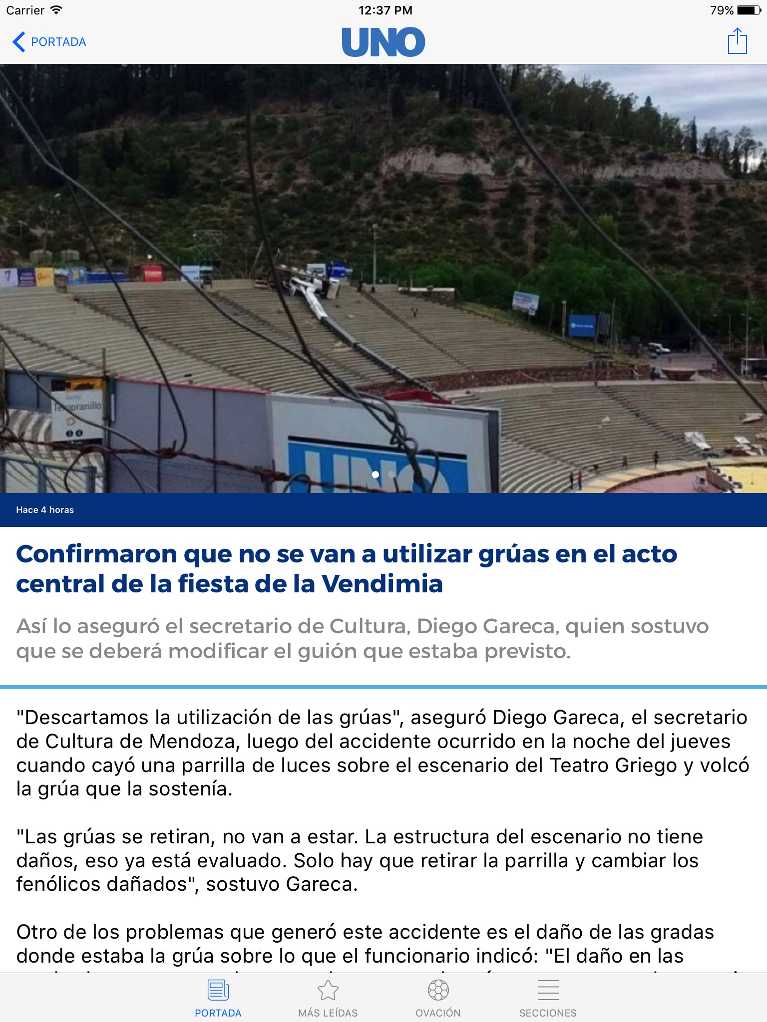 Diario UNO screenshot 2