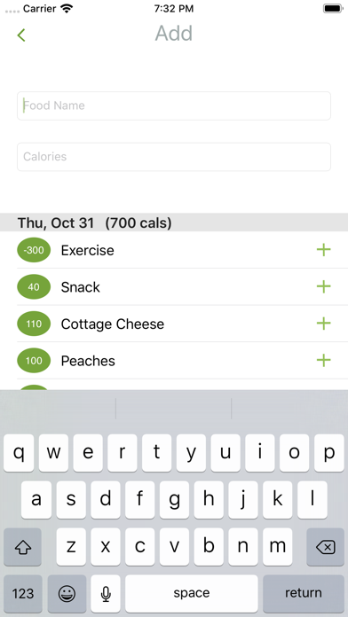 How to cancel & delete Calorie Log from iphone & ipad 2