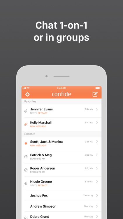 Confide screenshot-5
